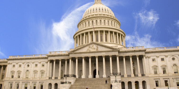 Edificio del Capitolio de Estados Unidos en Washington D.C.