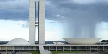 Edificio del Congreso Nacional de Brasil en Brasilia