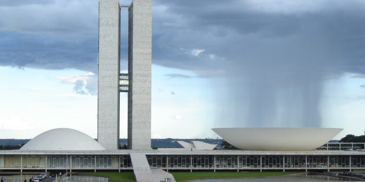 Edificio del Congreso Nacional de Brasil en Brasilia