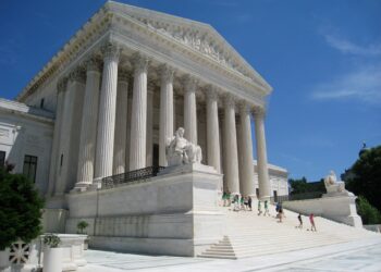 Fachada del edificio de la Corte Suprema de Estados Unidos en Washington