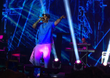 Daddy Yankee durante una presentación en vivo