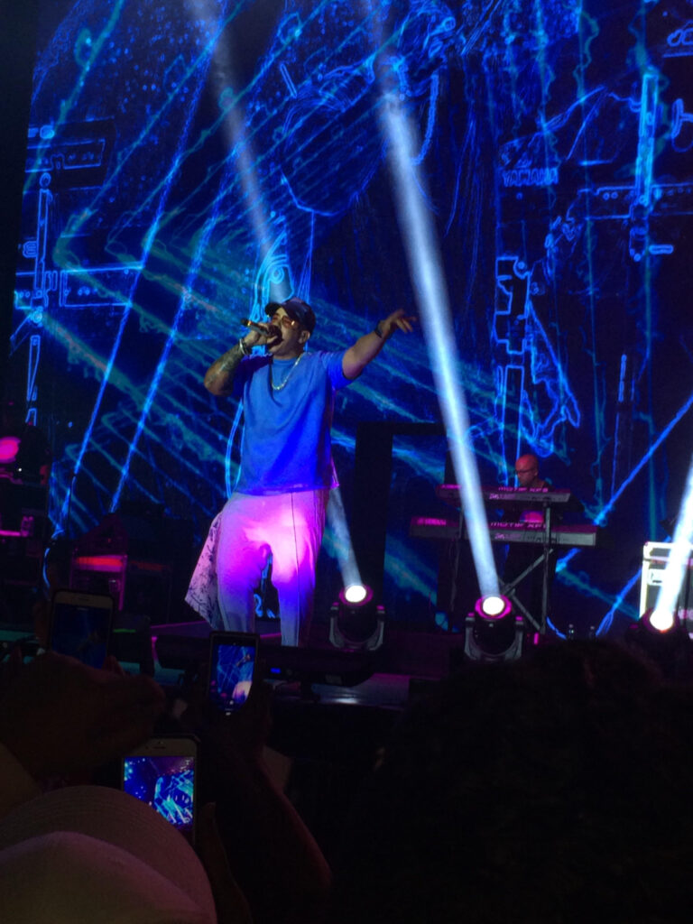 Daddy Yankee durante una presentación en vivo