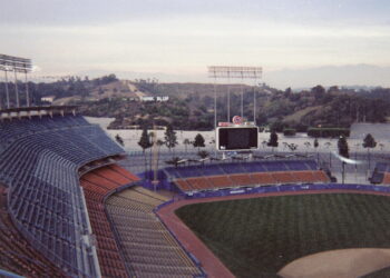 El Dodger Stadium de Los Ángeles, California, casa de los Dodgers