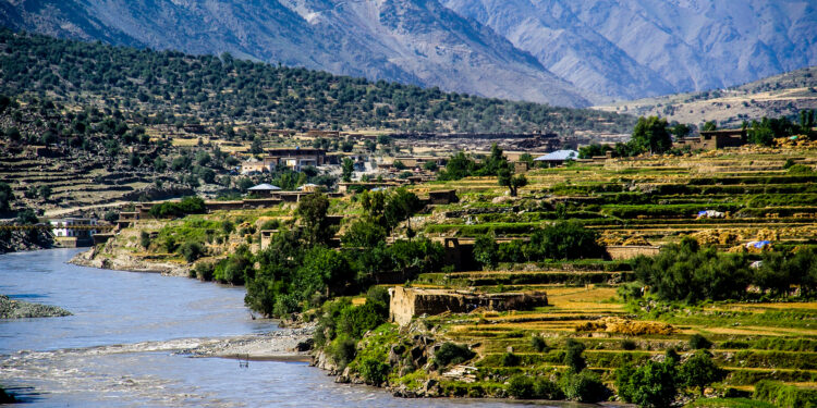 Paisaje montañoso de la provincia de Kunar, en el este de Afganistán