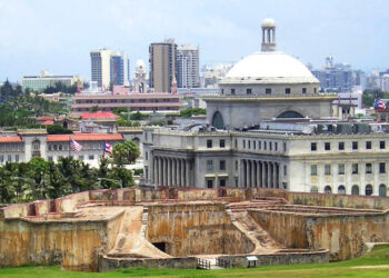 Panorámica de la ciudad de San Juan, Puerto Rico