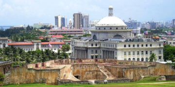 Panorámica de la ciudad de San Juan, Puerto Rico